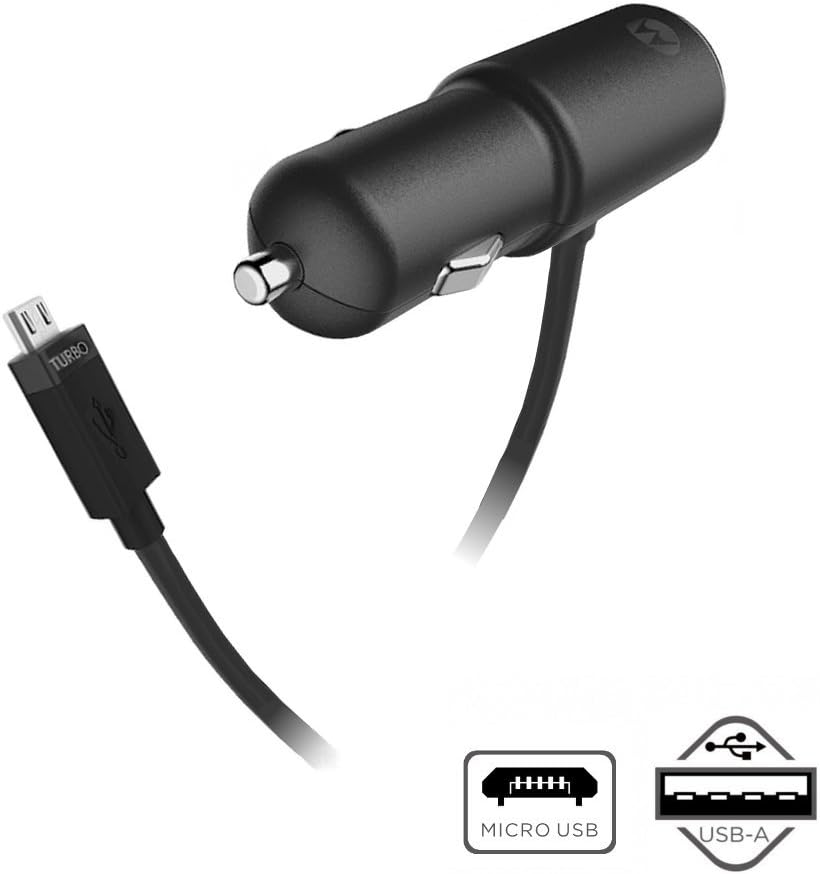 Motorola Turbo Cargador para Auto 30W