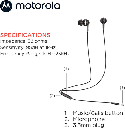 MOTOROLA EARPHONES SUPER BASS AUDIFONOS