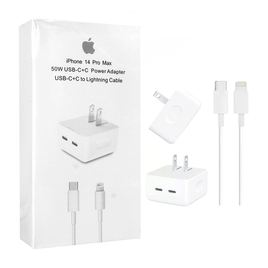 CARGADOR APPLE 50 W  MODELO MHJ83LL