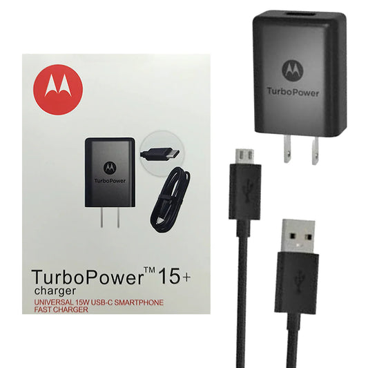 Cargador Motorola TurboPower 30W Tipo V8